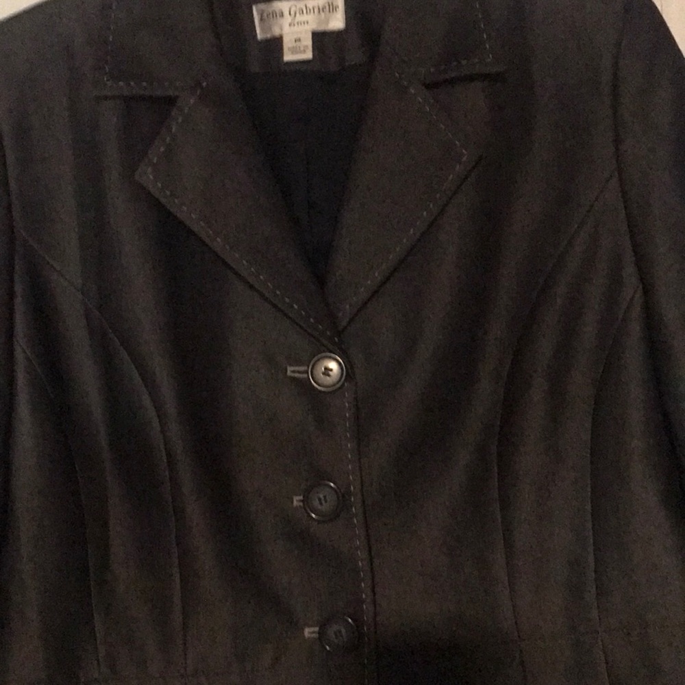 Like New Lena Gabrielle Denim Like Blazer